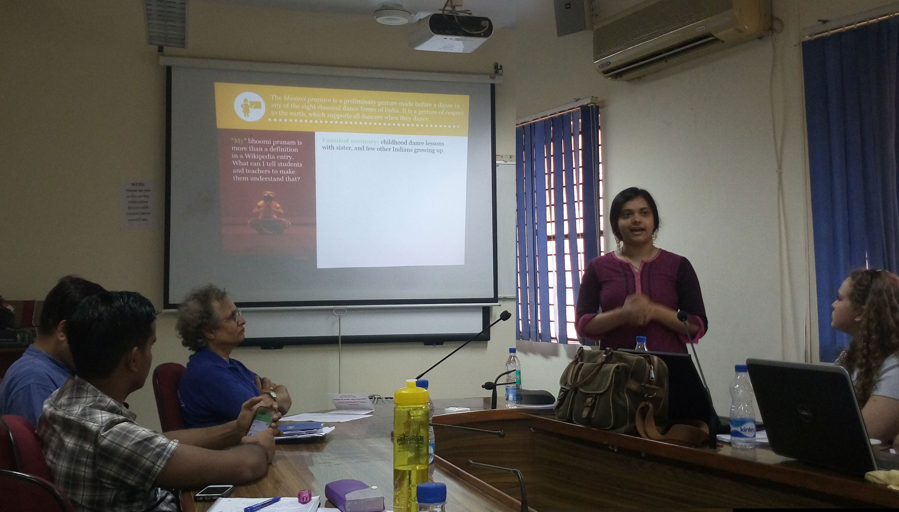Ms. Shivi Chandra Presentation at JNU During UTTI 2016